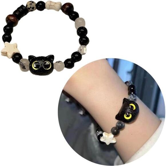 Adjustable Bracelet with Lucky Star Charm - Picture 2 of 8